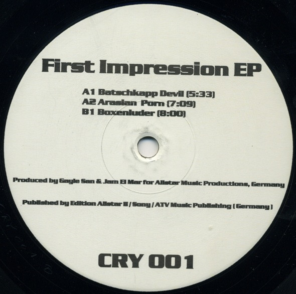 Jamsan - First Impression EP | CRY (CRY 001)