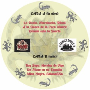 Indy Tumbita & The Voodoo Bandits - A Dança Ritual Da Salamandra | El Beasto Recordings (EBR-LP020) - 3
