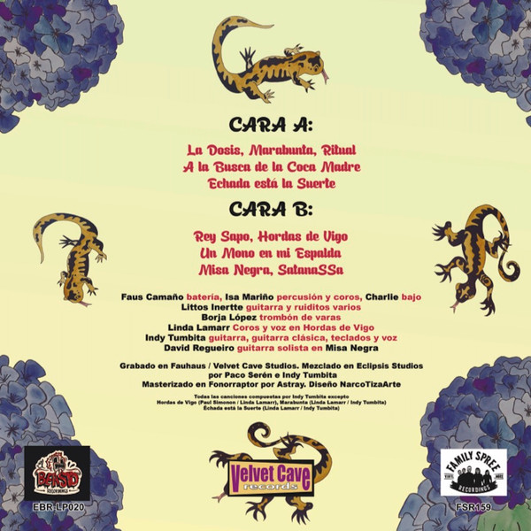 Indy Tumbita & The Voodoo Bandits - A Dança Ritual Da Salamandra | El Beasto Recordings (EBR-LP020) - 2