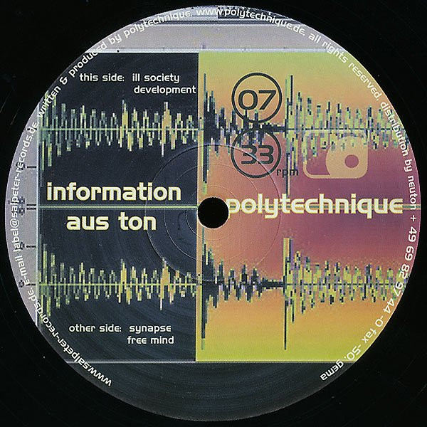 Polytechnique - Information Aus Ton | Salpeter Records (kno307)