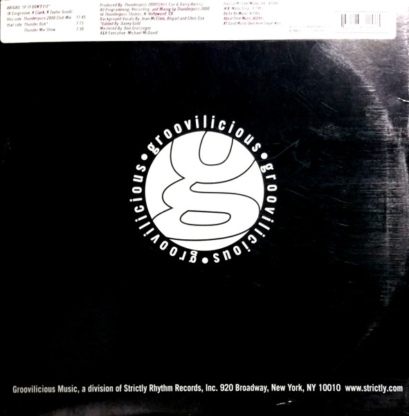 Abigail - If It Don't Fit | Groovilicious (GM 210) - 4 Abigail - If It Don't Fit | Groovilicious (GM 210) - 4