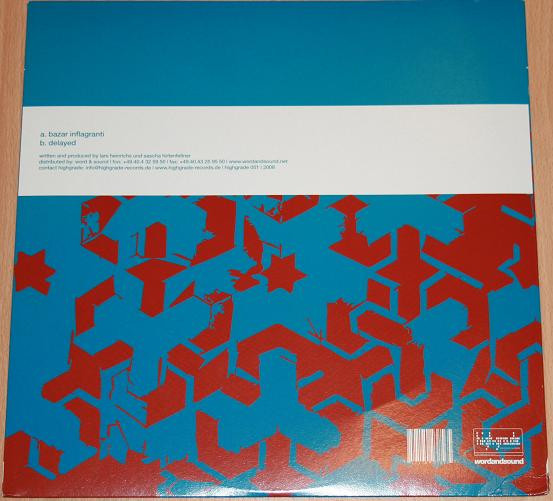 Heinrichs & Hirtenfellner - Bazar Inflagranti | Highgrade Records (Highgrade 051)