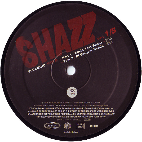 Shazz - El Camino Part 1/5 | Epic (EPC 672840 6)