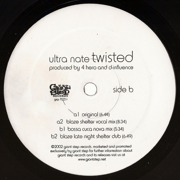 Ultra Naté - Twisted | Giant Step Records (gstp 7022-1) - 3