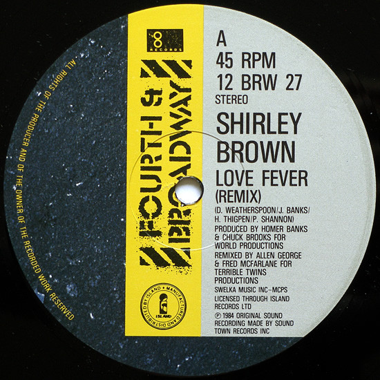 Shirley Brown - Love Fever | 4th & Broadway (12 BRW 27) - main Shirley Brown - Love Fever | 4th & Broadway (12 BRW 27) - main