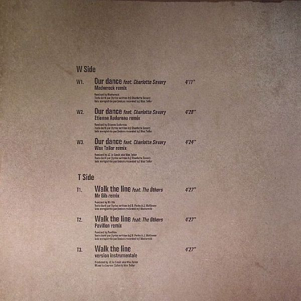 Wax Tailor - Our Dance / Walk The Line | Under Cover (UC 336) - 2