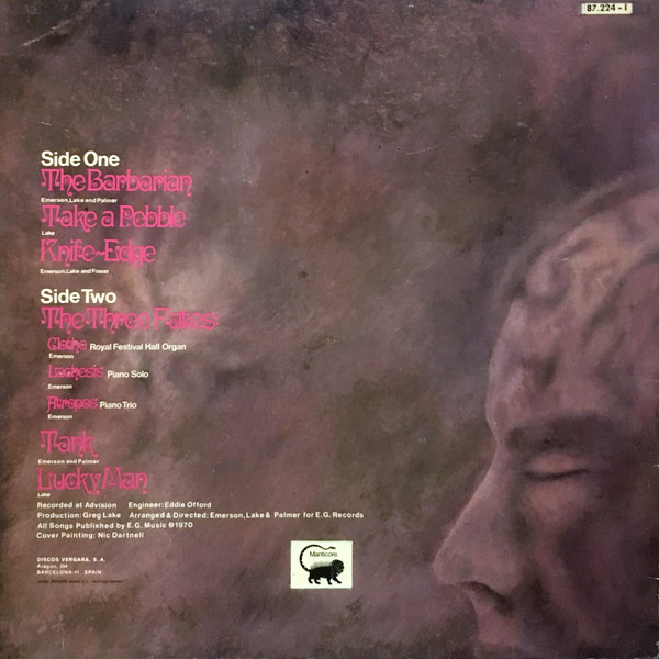 Emerson, Lake & Palmer - Emerson Lake & Palmer | Manticore (87.224-I) - 2
