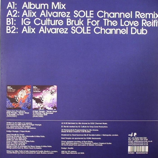 Reel People Feat. Omar - Outta Love | Papa Records (PAPA051)