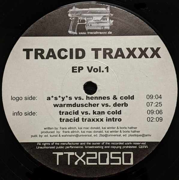 Various - Tracid Traxxx - EP Vol.1 | Tracid Traxxx (TTX2050) - 3