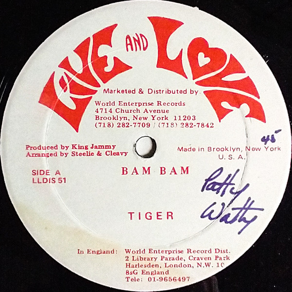 Tiger / Nana McLean - Bam Bam / Single Girl | Live And Love (LLDIS 51) - main