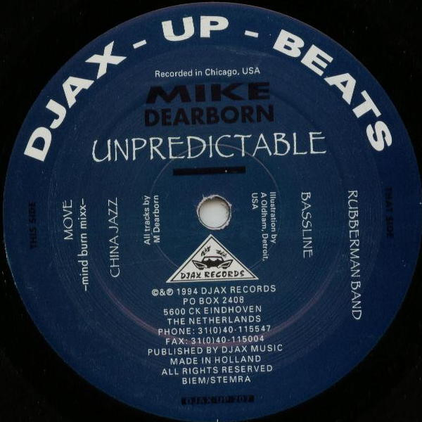 Mike Dearborn - Unpredictable | Djax-Up-Beats (DJAX-UP-207) - main