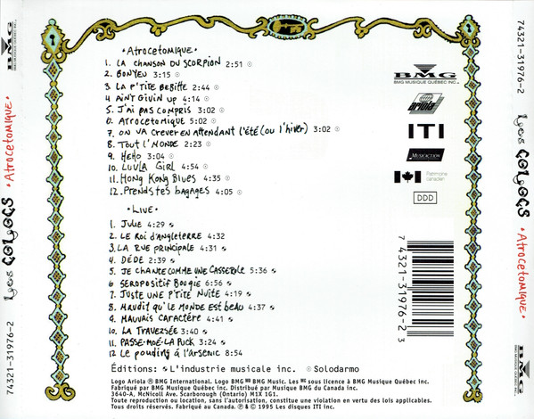 Les Colocs - Atrocetomique | Ariola (74321-31976-2) - 2