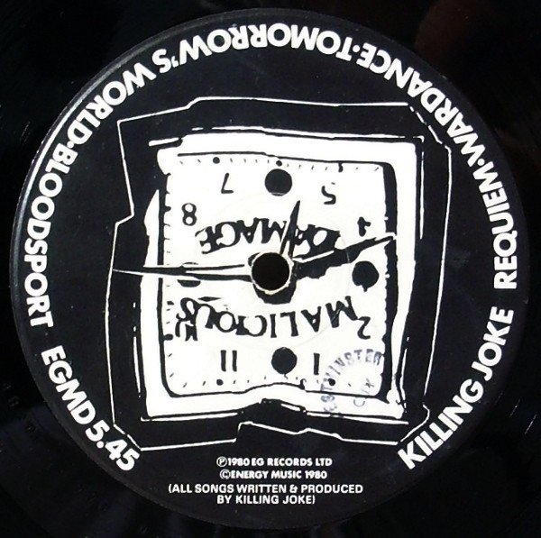 Killing Joke - Killing Joke | Malicious Damage (EGMD 5・45) - 4 Killing Joke - Killing Joke | Malicious Damage (EGMD 5・45) - 4