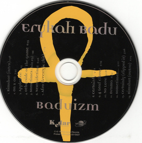 Erykah Badu - Baduizm | Universal Records (UD 53027) - 3