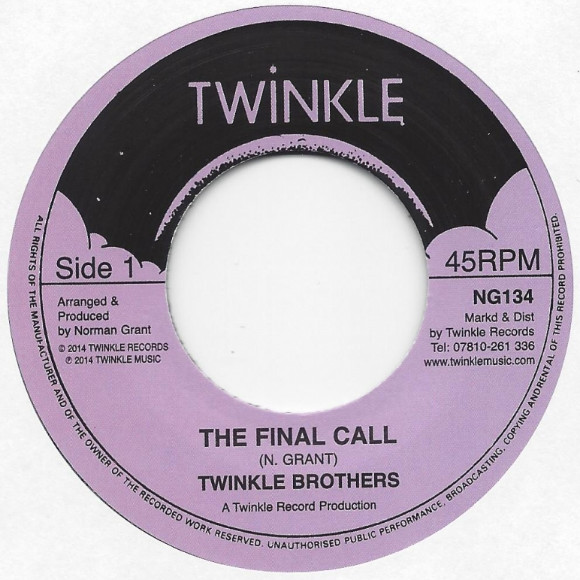 Twinkle Brothers - The Final Call | Twinkle Music (NG134) - main