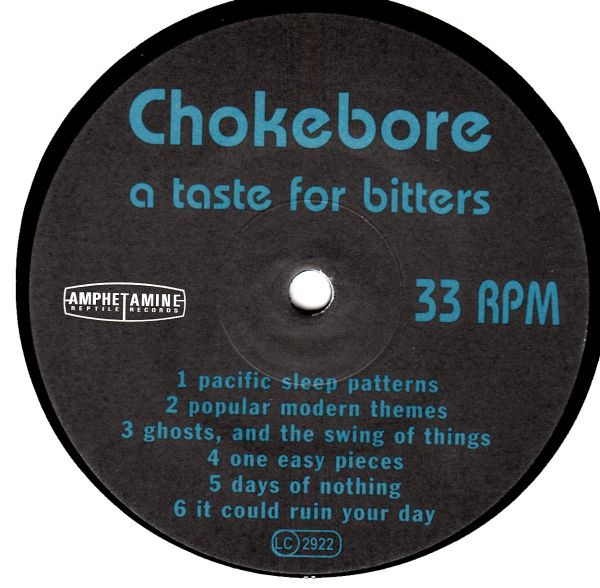 Chokebore - A Taste For Bitters | Amphetamine Reptile Records (ARR 77/020) - 3