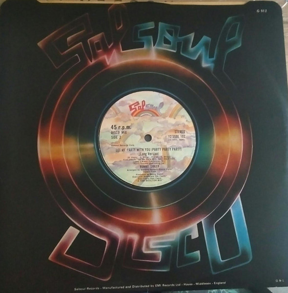 Bunny Sigler - Let Me Party With You (Party Party Party) | Salsoul Records (12 SSOL 102) - 4