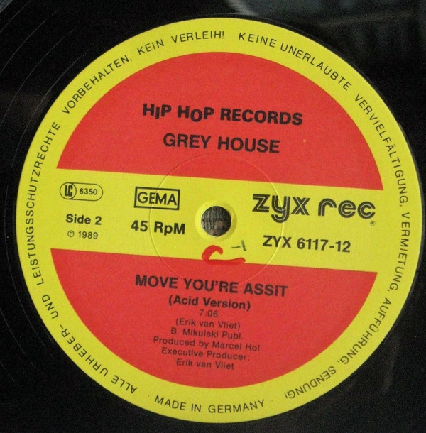 Greyhouse - Move You're Assit | ZYX Records (ZYX 6117-12) - 4