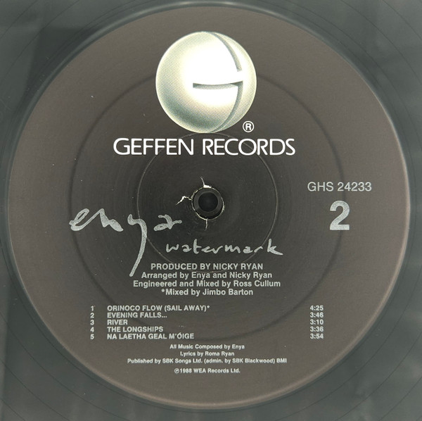 Enya - Watermark | Geffen Records (GHS 24233) - 4 Enya - Watermark | Geffen Records (GHS 24233) - 4