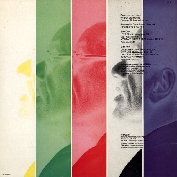 Duke Jordan Trio - Wait And See | SteepleChase (SCS 1211) - 2 Duke Jordan Trio - Wait And See | SteepleChase (SCS 1211) - 2