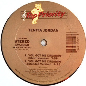 Tenita Jordan - You Got Me Dreamin' | Top Priority (4Z9-05320)