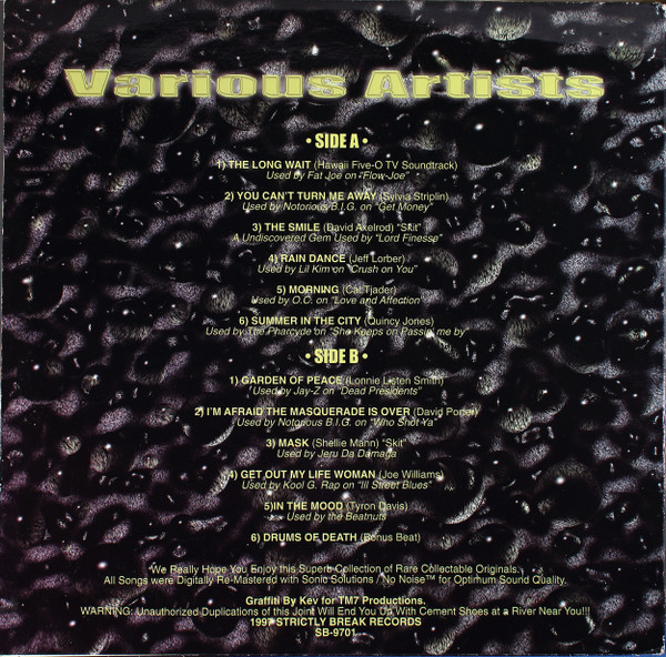 Various - Strictly Breaks Volume 1 | Strictly Breaks Records (SB-9701) - 2