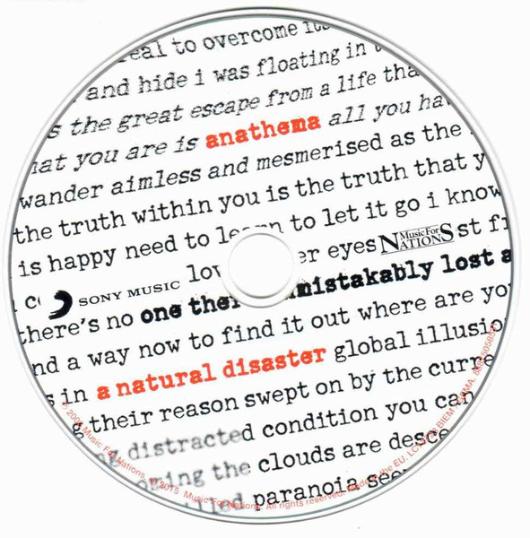 Anathema - A Natural Disaster | Sony Music (88875058531) - 3