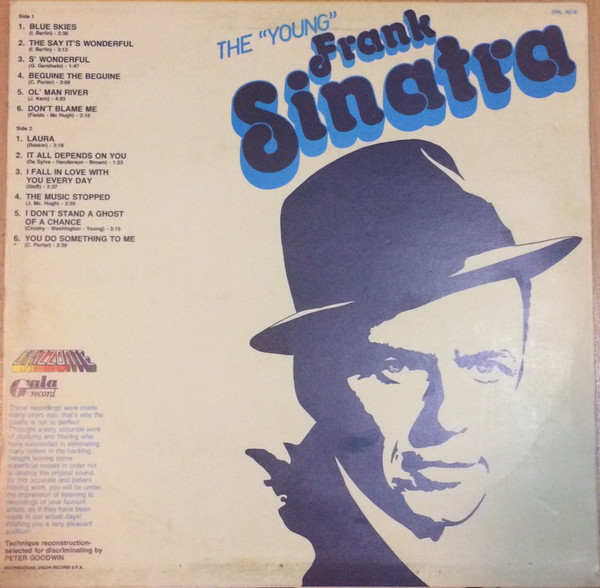 Frank Sinatra - The Young | Gala Records (ORL 8518) - 2 Frank Sinatra - The Young | Gala Records (ORL 8518) - 2