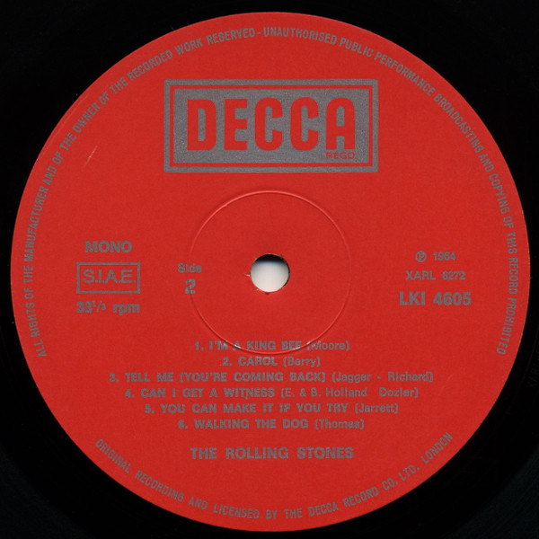 The Rolling Stones - The Rolling Stones | Decca (LKI 4605) - 4 The Rolling Stones - The Rolling Stones | Decca (LKI 4605) - 4