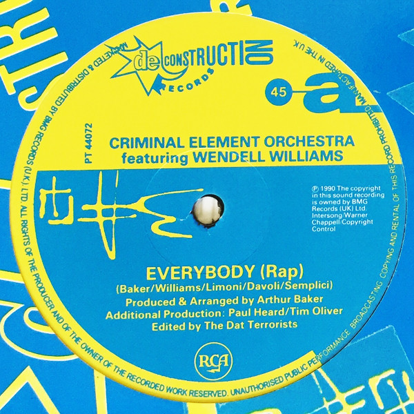 Criminal Element Orchestra - Everybody (Rap) | Deconstruction (PT 44072) - 3