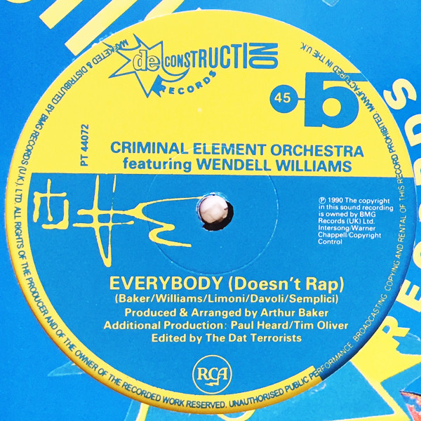 Criminal Element Orchestra - Everybody (Rap) | Deconstruction (PT 44072) - 4