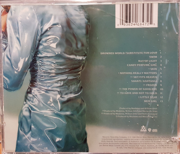 Madonna - Ray Of Light | Maverick (CDW 46847) - 2 Madonna - Ray Of Light | Maverick (CDW 46847) - 2