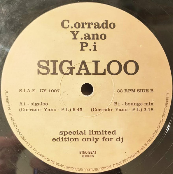 C.Y.P. - Sigaloo | Etno Beat Records (CY 1008)