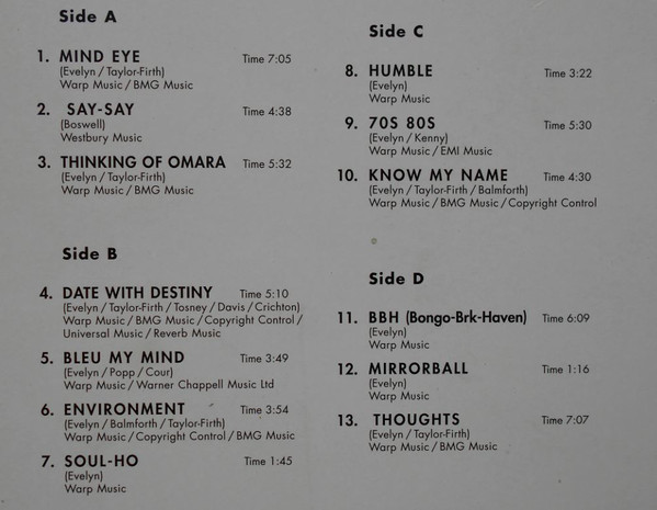 Nightmares On Wax - Mind Elevation | Warp Records (WARPLP95) - 11