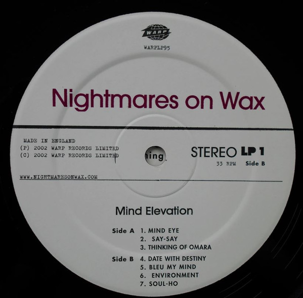 Nightmares On Wax - Mind Elevation | Warp Records (WARPLP95) - 4