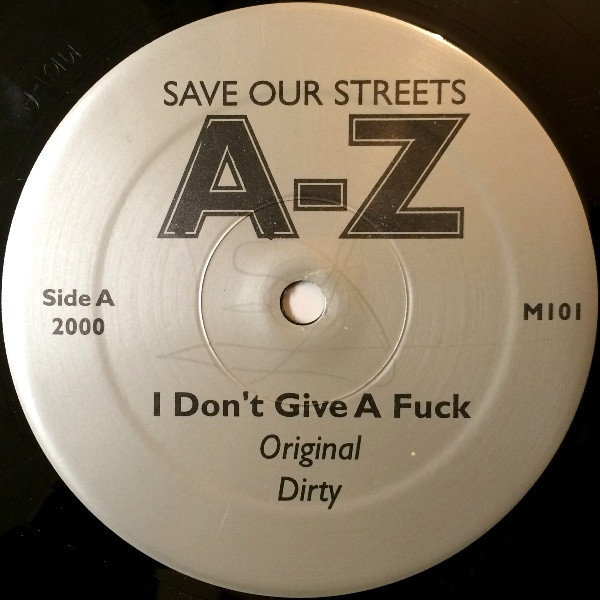 AZ - Save Our Streets A-Z | Not On Label (M101)