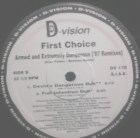 First Choice - Armed And Extremely Dangerous | D:vision Records (DV 178) - 4