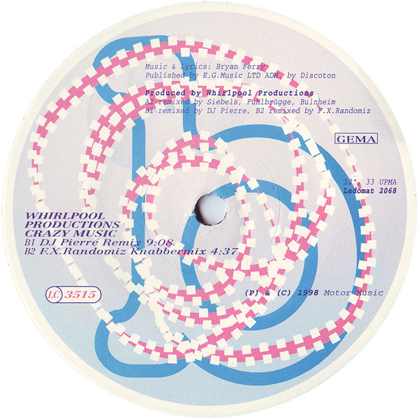 Whirlpool Productions - Crazy Music | Ladomat 2000 (Ladomat 2068) - 4