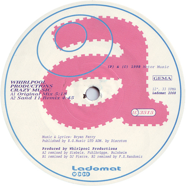 Whirlpool Productions - Crazy Music | Ladomat 2000 (Ladomat 2068) - 3
