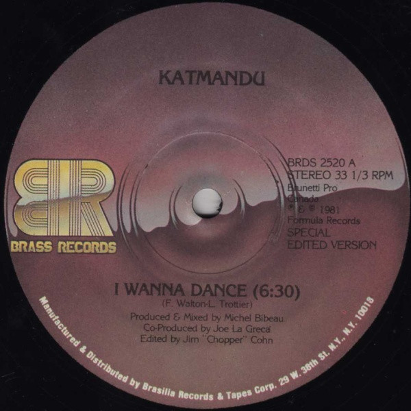 Katmandu - I Wanna Dance | Brass Records (BRDS 2520)