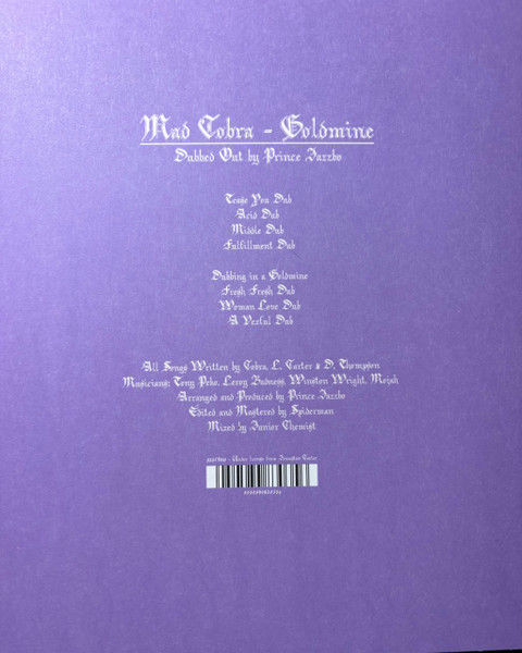 Mad Cobra - Goldmine (Dubbed Out By Prince Jazzbo) | 333 (333LP019) - 2