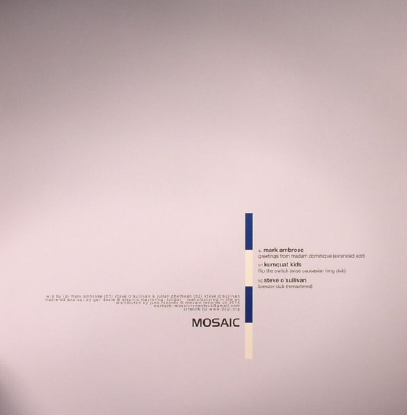 Various - Archive Trax Vol.1 | Mosaic (MOSAIC020A) - 2