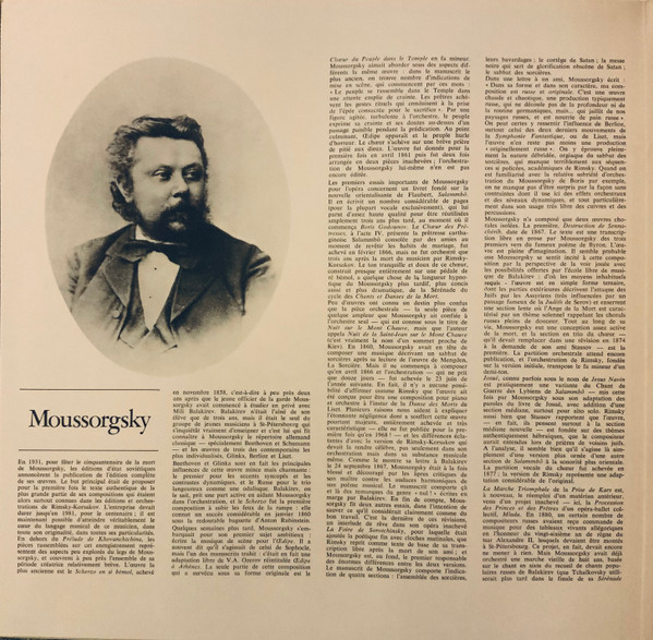 Modest Mussorgsky / Claudio Abbado - London Symphony Orchestra - Nuit Sur Le Mont-Chauve, Salammbô, Josué, Œdipe | RCA Red Seal (RL 31540) - 3 Modest Mussorgsky / Claudio Abbado - London Symphony Orchestra - Nuit Sur Le Mont-Chauve, Salammbô, Josué, Œdipe | RCA Red Seal (RL 31540) - 3