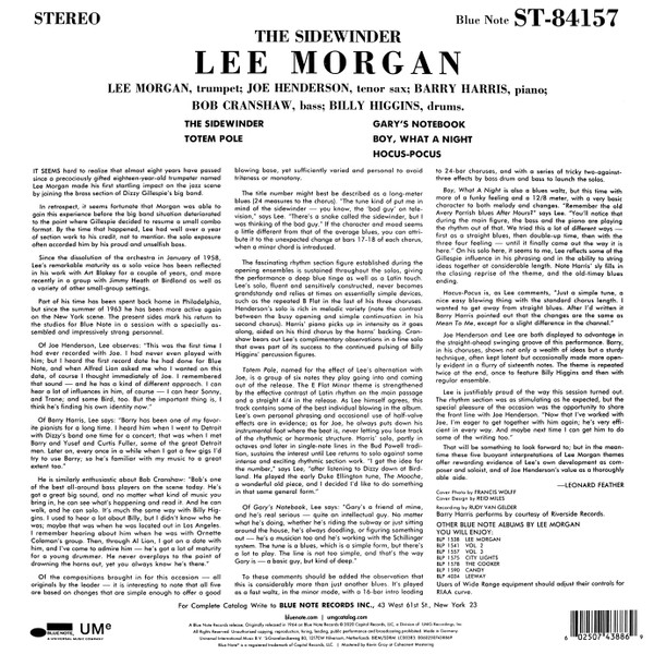 Lee Morgan - The Sidewinder | Blue Note (0743886)