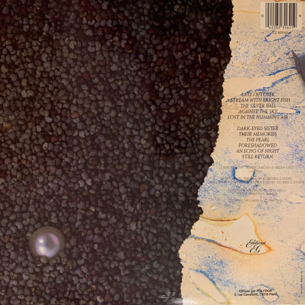 Harold Budd / Brian Eno With Daniel Lanois - The Pearl | Editions EG (823 162-1) - 2