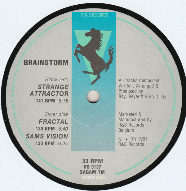 Brainstorm - Strange Attractor | R & S Records (RS 9137) - 3