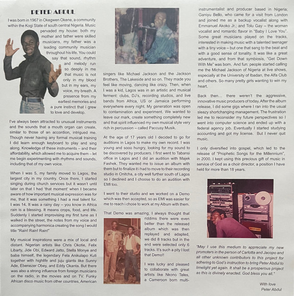 Peter Abdul - Get Down With Me | Dig This Way Records (DTW001) - 3