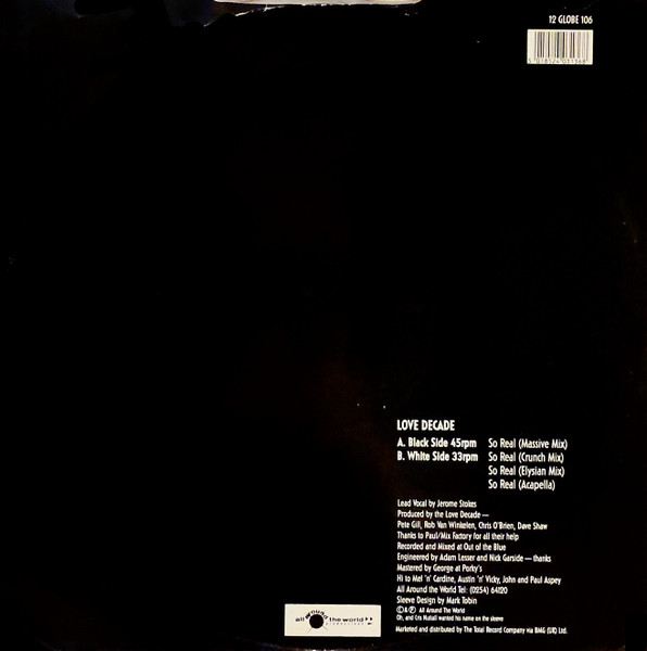 Love Decade - So Real | All Around The World (12 GLOBE 106) - 2
