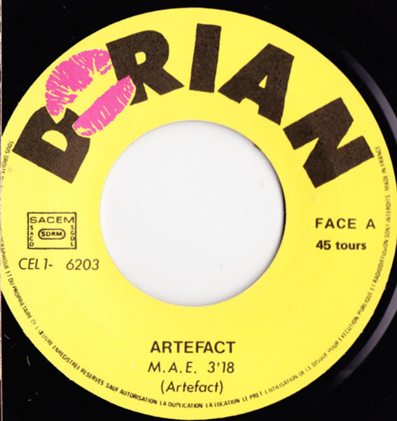 Artefact - M.A.E. / Be. Bop. Logic | Celluloid (CEL 1-6203) - 4
