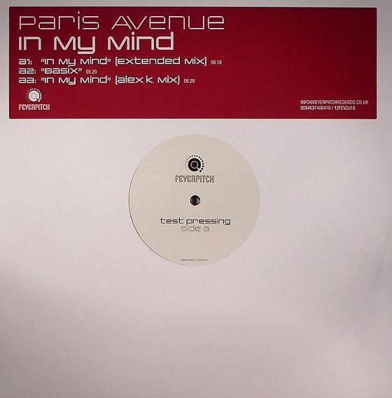 Paris Avenue - In My Mind | Feverpitch (12FEVDJ 16) - main
